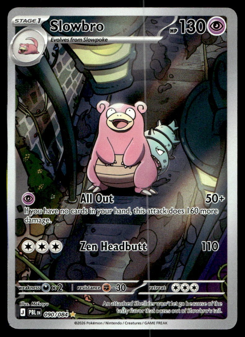 NM Slowbro [Pitch Black 090/084] Holofoil Illustration Rare Pokemon TCG