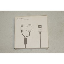 2-in-1 Magnetic Charging Cable for Apple Watch and iPhone Lightning USB 1.2m