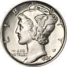 1934-P Mercury Dime