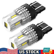 AUXITO 7443 7440 T20 LED Back up Reverse Light Bulbs 6000K White Super Bright N