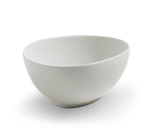 Motion Schale Eckig, Schüssel, Schälchen, Porzellan, Weiß, 19 cm, RP00219