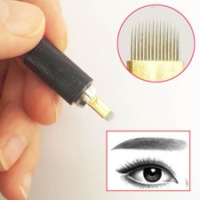 PCD 14 U Shape Needle Microblading Eyebrow 3D Embroidery Manual Tattoo Pen Blade