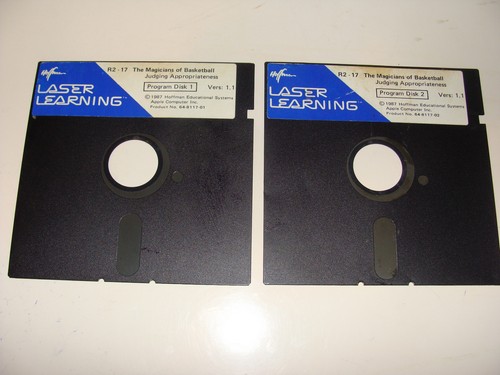 Apple Computer Magicians of Basketball Hoffman Laser Learning Set 1987 de colección - Imagen 2 de 4