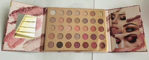 New Ellen Tracy Rosy Nudes Matte & Shimmer Eyeshadow Palette - Picture 9 of 15