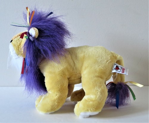 GANZ WEBKINZ HM487 Ribbon Lion 10 Inches Stuffed Animal Plush Toy - Picture 3 of 11