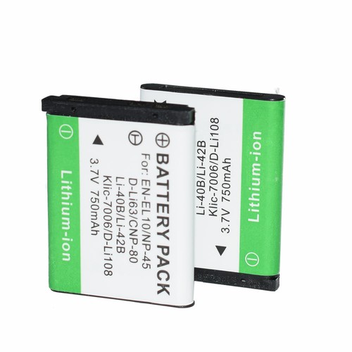 2pack Battery for Sealife DC-1400 DC1400 DC-1200 DC1200 DC-600 DC600 SL-7014 - 第 5/8 張圖片