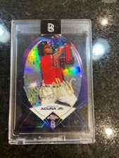 1/1 Topps Chrome Ronald Acuna Jr. Autographed Holo Ben Baller Beckett Witnessed