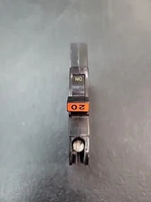 20 Amp 1-Pole "Thin" Stab-Lok Federal Pacific FPE Circuit Breaker Red 0.5" Wide