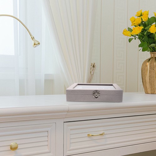Jewelry Storage Box Travel Miss Earring Case Vanity Organization - Picture 12 of 12