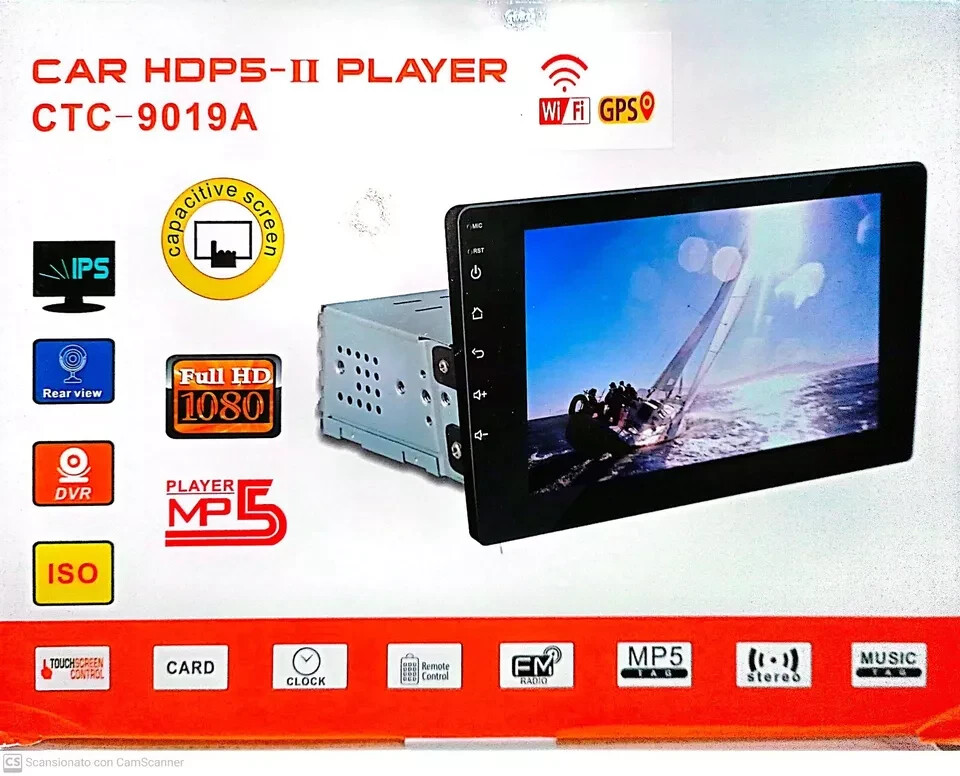 SUPER OFFERTA: Autoradio Android 9 Pollici 1 DIN 2GB+16GB GPS