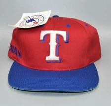 Texas Rangers Vintage Twins Enterprise Snapback Cap Hat - NWT