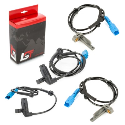 4x ABS Sensor Drehzahlgeber Set vorne hinten für PEUGEOT 206 2D 2A/C 2E/K 02-09