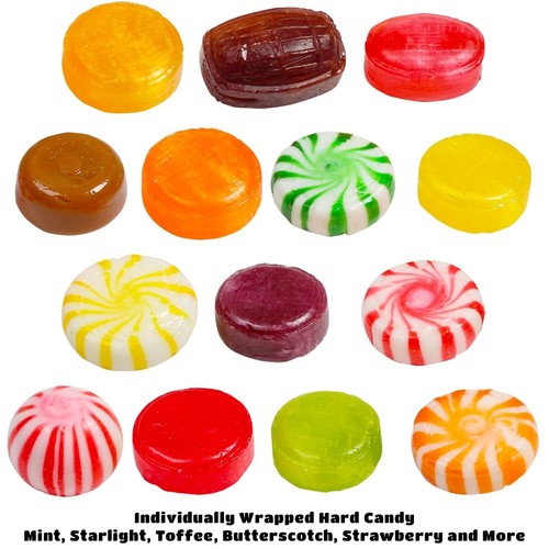 Ultimate 7-Pound Hard Candy Mix - Variety of Rootbeer, Strawberry & Toffee - Picture 7 of 11