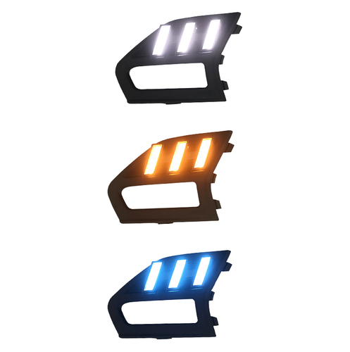 For Ford Mondeo Fusion 2019-2021 Front Fog Light Bumper Lamp LED Light DRL 2PCS - Picture 2 of 10