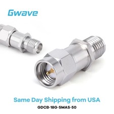 DC Block on Inner Conductor SMA Male to SMA F...