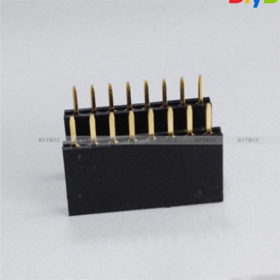 10PCS 1x8 Single Row 8 Pins PCB Socket Female Header 2.54mm