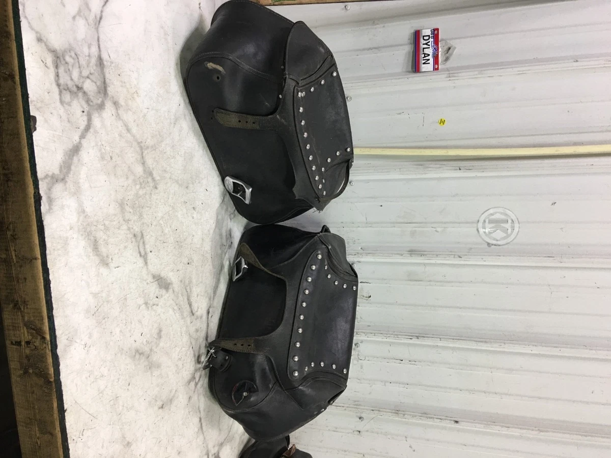 01 Yamaha XV 1600 XV1600 Road Star Silverado leather saddlebags saddle bags