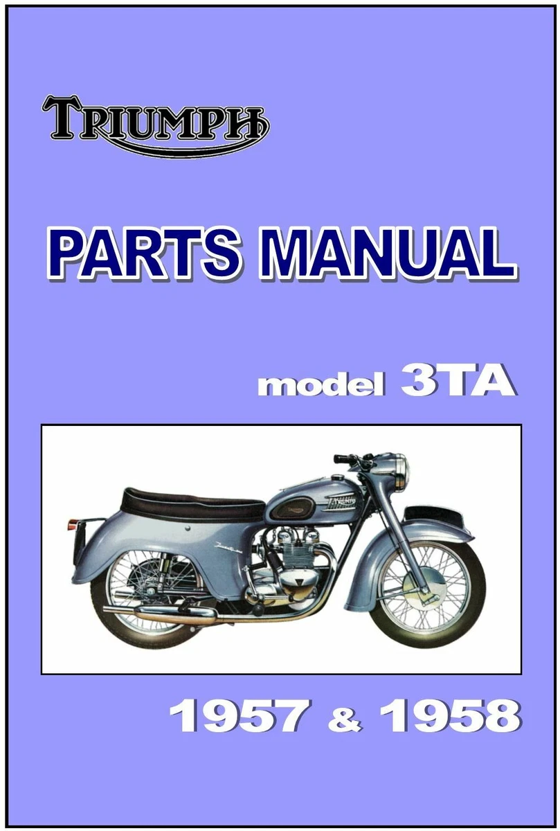 Triumph 3ta spares deals