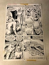 SHE original comic art MARVEL CLASSICS #24 VENGEANCE BILLIALI 1977 HAGGARD