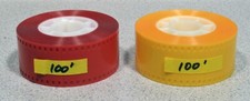 35mm Film Leader RED  YELLOW Polyester 200 Ft 