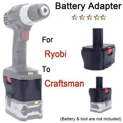 For Ryobi 18V Li-ion Battery Adapter Converter to Craftsman 19.2V Power Tool New