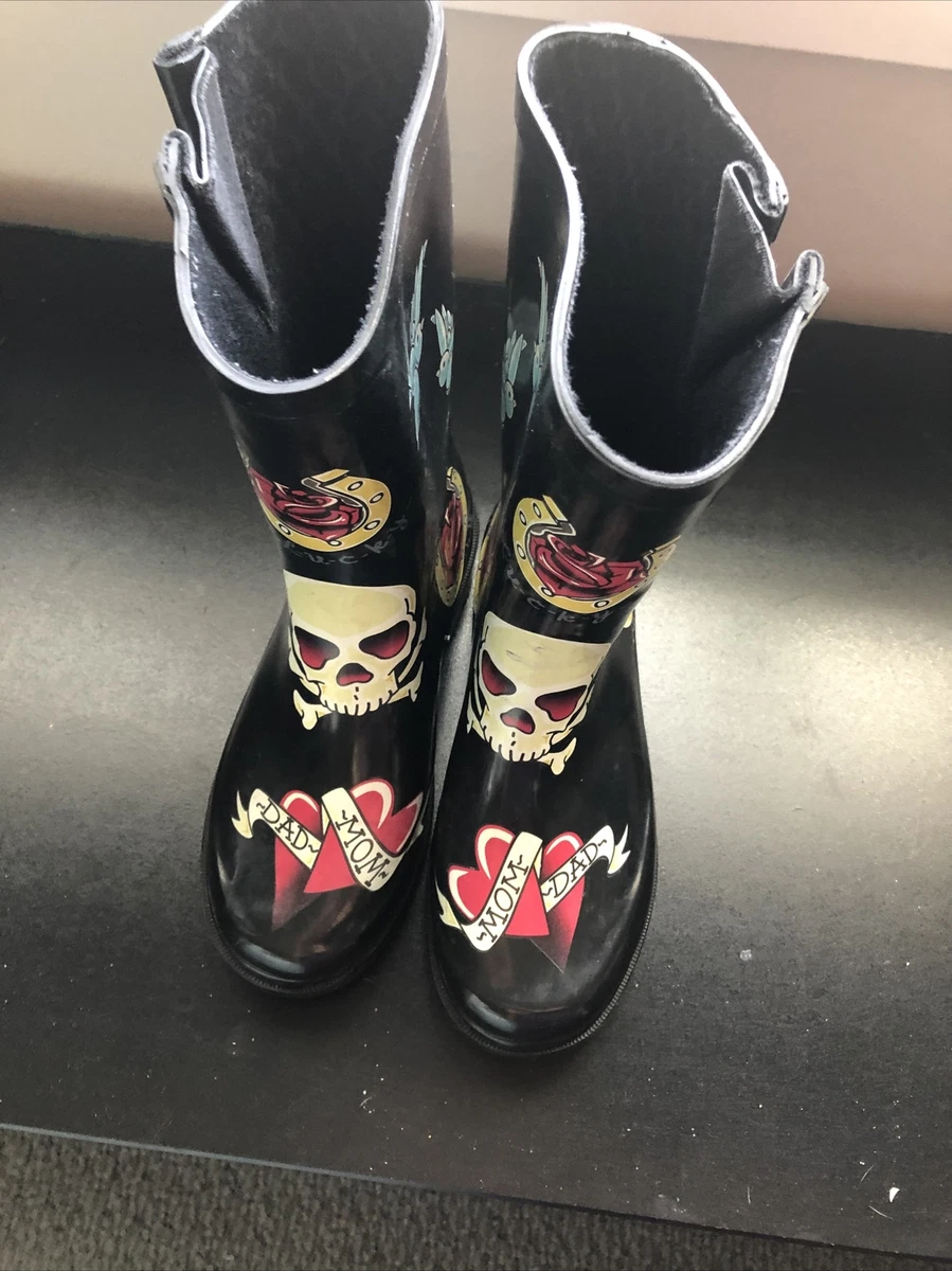 Chooka black rain best sale boots