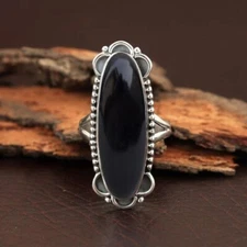 Natural Gemstone All Size Genuine 925 Sterling Silver Women Ring