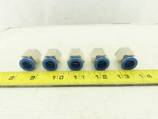 Festo 12mm Tube Push To Connect M14 Air Line Connector Lot Of 5