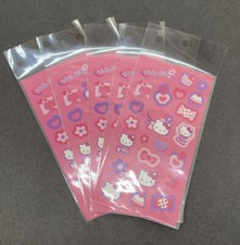 Sanrio HELLO KITTY Friends 5 Sheets Stickers Bow Cupcake Birthday Pink 2010