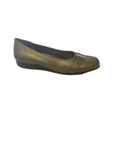 Walking Cradles Womens Tiffany Flats, Mid Bronze Leather, 10 M