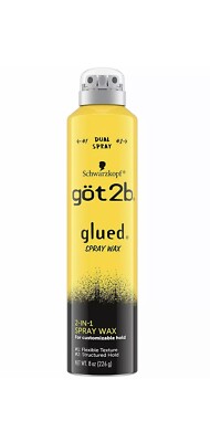 Got2b Glued 2in1 Spray Wax, 8 0z (226g) FREE SHIPPING