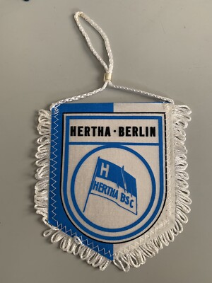 Fanion Vintage Hertha Berlin B.S.C - Rare - Allemagne Collection
