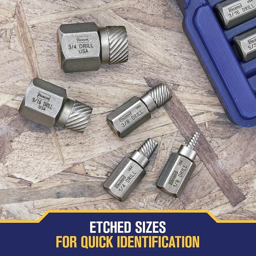 HANSON 25PC MULTI-SPLINE EXTRACTOR MASTER SET #53227  (MADE IN THE USA) - Picture 5 of 8