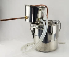 Stainless Steel Alcohol Still 2 Gal 8L Distiller Boiler Pot Copper