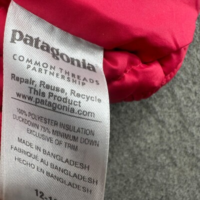 【美品】Patagonia 12-18M Patagonia Jacket Toddler 12-18M Red Logo Full Zip Pockets