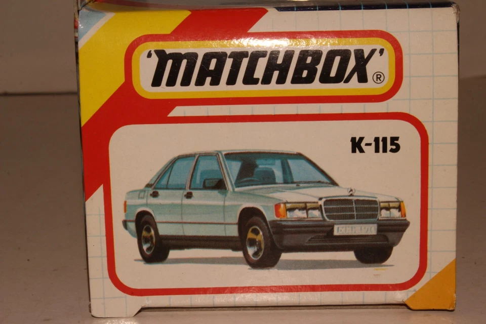 Matchbox Superkings K-115, Mercedes Benz 190E Foto 2 de 4