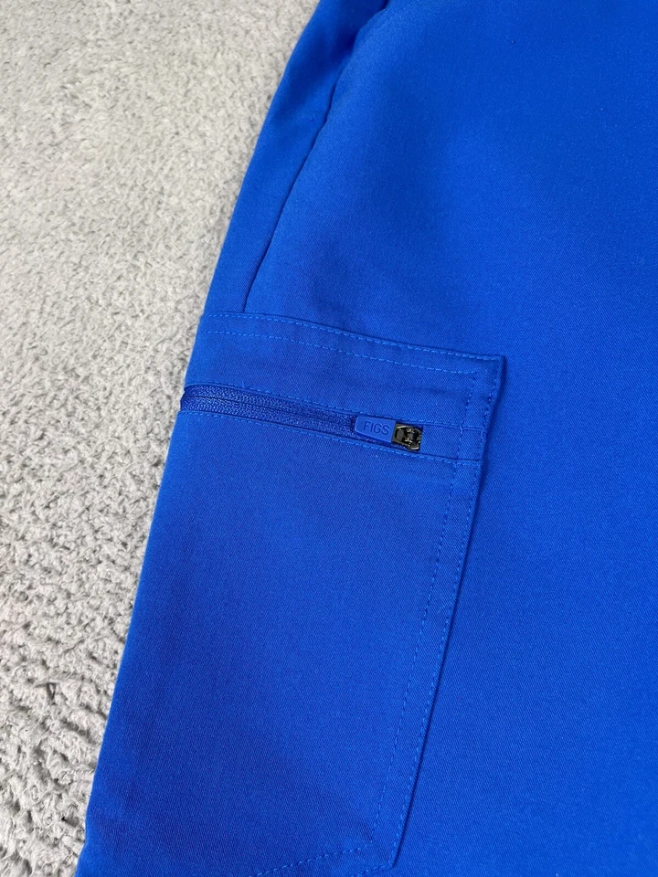 FIGS Zamora Jogger Sweat Pants Womens XS Red Stretch Nurse Workwear - Image 4 of 4