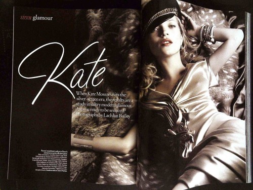 VOGUE 12/2007 Glamour Iss SIENNA MILLER Kate Moss SASHA PIVOVAROVA Lily Cole EX+ - Imagen 7 de 15