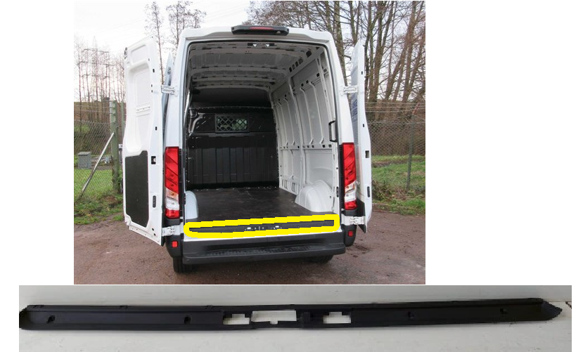 Iveco Daily Mk6 2014-2019 Rear Door Inner Step Cover 5801819993 | eBay