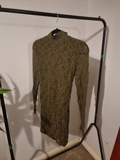 Green Long Sleeve turtleneck Lace missguided dress 14