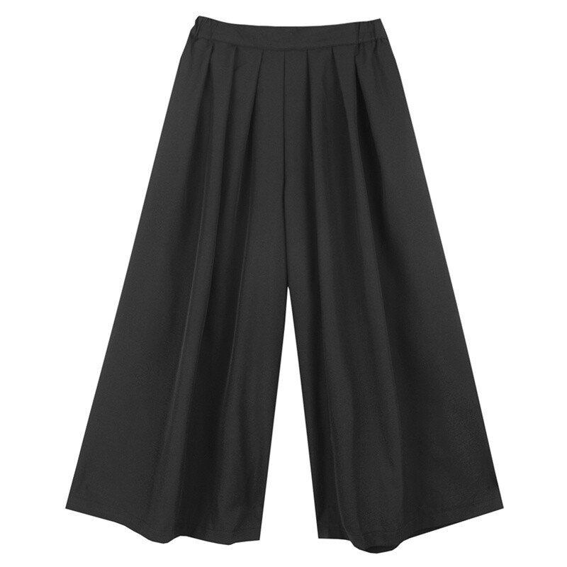 2025 - Retro Dark Wide Leg Fashion Heren Culottes Achtste