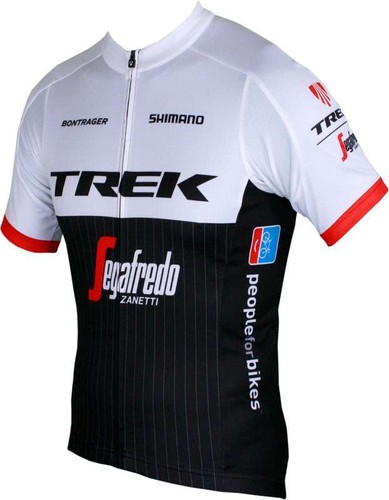 MAGLIA CICLISMO TREK FACTORY RACING REPLICA SEGAFREDO colore  BIANCO-NERO-ROSSO | eBay