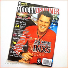 MODERN DRUMMER - Feb 2006 - JON FARRIS of INXS - Nate Morton + Dafnis Prieto