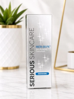 NEW Serious Skincare Insta-Selfie Skin Perfecting Concentrate 1oz Blur & Prime - Image 1 of 3