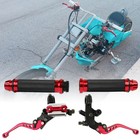 7/8'' Brake Master Clutch Lever & Hand Grips For Custom Mini Chopper Motorcycle