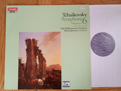 TCHAIKOVSKY SYMPHONY 6: JANSONS: CHANDOS: 1986 LP: NEAR MINT