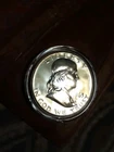 1963 Franklin Silver Half Dollar Proof Brilliant Gem Perfect Cameo Mirror Finish