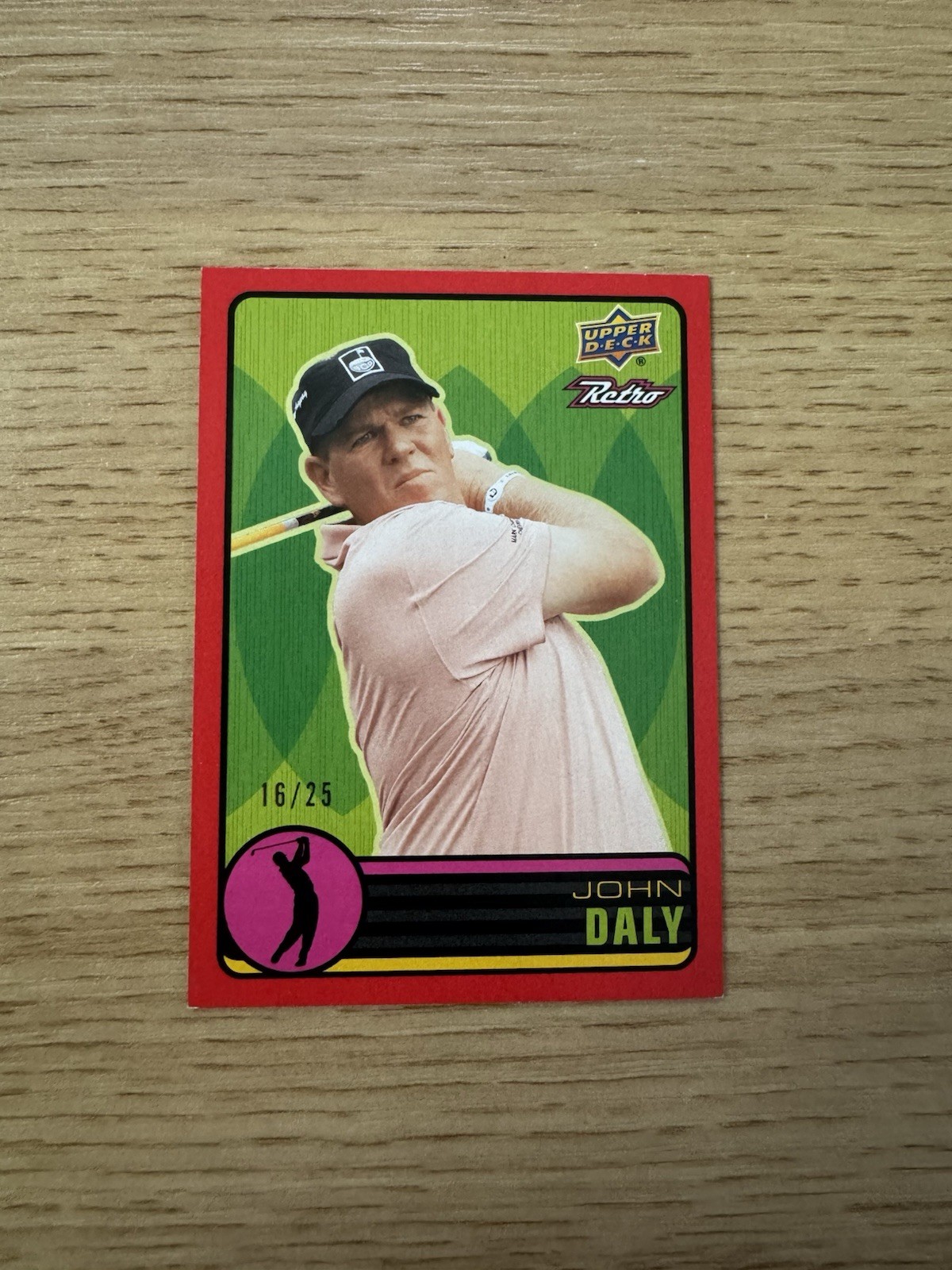 2026 Upper Deck Golf JOHN DALY /25 Red Retro 2026 UD Golf RG-35 RARE
