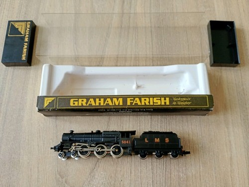 Graham Farish 1801 Spur N Class 5MT schwarz 5 5041 LMS schwarz  | Zustand: Used