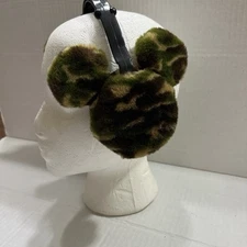 Tokyo Disney Resort Camouflage Earmuffs Ears Headband Mickey Mouse Ear Warmers